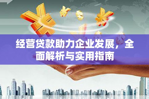 太子河经营贷款助力企业发展，全面解析与实用指南