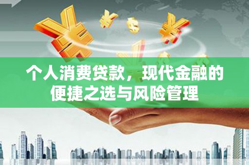 桃城个人消费贷款，现代金融的便捷之选与风险管理