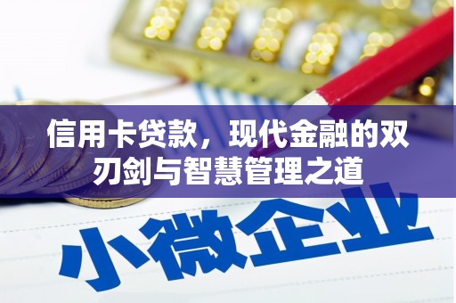 集美信用卡贷款，现代金融的双刃剑与智慧管理之道