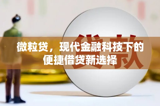 阳泉微粒贷，现代金融科技下的便捷借贷新选择
