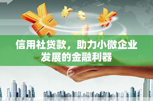 板桥信用社贷款，助力小微企业发展的金融利器