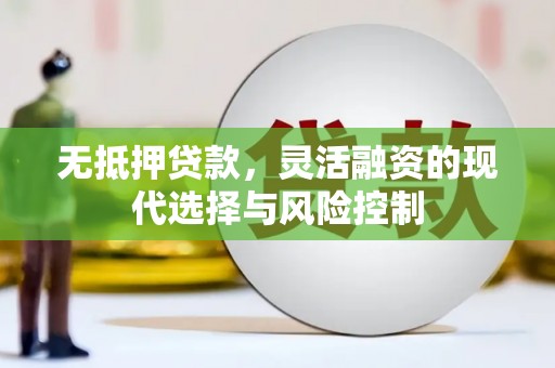 巩义无抵押贷款，灵活融资的现代选择与风险控制