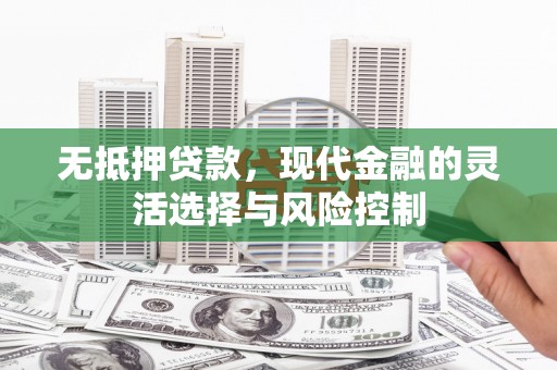 钦北无抵押贷款，现代金融的灵活选择与风险控制