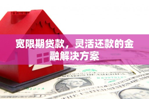 高要宽限期贷款，灵活还款的金融解决方案