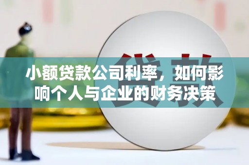 肥乡小额贷款公司利率，如何影响个人与企业的财务决策