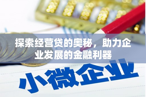 静乐探索经营贷的奥秘，助力企业发展的金融利器