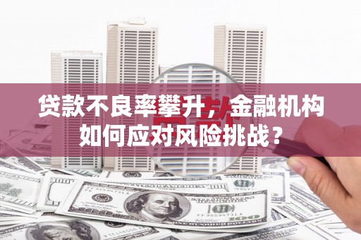 梓潼贷款不良率攀升，金融机构如何应对风险挑战？